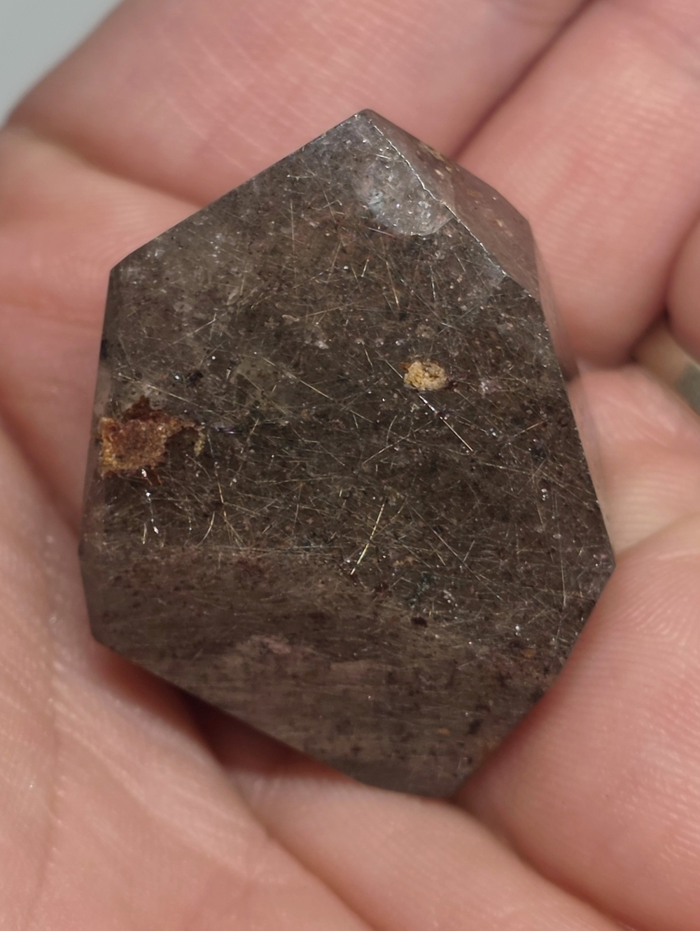 Collector Grade Rutilated Quartz ✨ Smoky Needle Quartz Stone – One of One